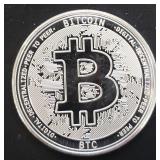 Bitcoin 1oz. 999 Fine Silver