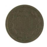 1873 Liberty 3 Cent Nickel