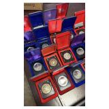 Collection (18) Royal Mint Canadian Silver Dollar