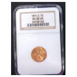 1944-D Lincoln Wheat Cent NGC MS 66 RD