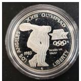 1983-S Olympic Silver Proof Dollar