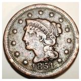 1851 Large Cent