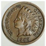 1908-S Indian Head Cent Key Date