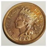 1904 Indian Head Cent BU Red