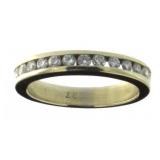 14kt Gold 3/4 ct Channel Set Diamond Ring