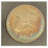 1887-P BU SUPER Toner Morgan Silver Dollar