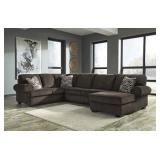 Ashley 72501 Chocolate Sectional Sofa w