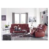 Ashley 79306 Salsa Reclining Sofa & Love Seat