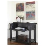 Ashley t811-4 Greensburg Black Sofa Table -Desk