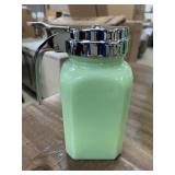 Jadeite Syrup Dispenser