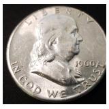 1960 Franklin Silver Half Dollar