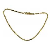 14kt Gold 7" Rope Bracelet