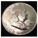 1960-D Franklin Silver Half Dollar