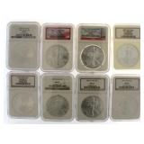 NGC MS69 Mixed Date American Silver Eagle