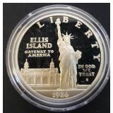 1986-S Statue Of Liberty Silver Proof Dollar