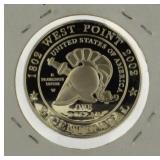 2002 West Point US Mint Proof Silver Dollar