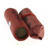 (2) Rolls Estate Lincoln Wheat/Steel Cents