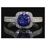 Round Brilliant 1.60 ct Tanzanite Solitaire Ring