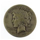 1921 High Relief Peace Silver Dollar *KEY Date