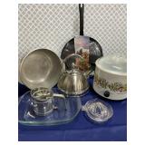 Estate Lot Cookers, Tea Kettle, Crock Pot,