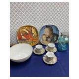 Picasso Plates , Blue Jar, Bavaria Bowl, Cups &