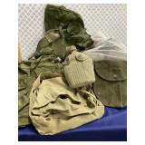 Camping Tent, 3 Backpacks, 2 Canteens Preowned