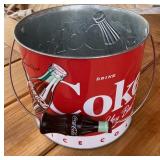 Coca Cola Tin Ice Bucket