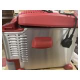 W Gang Puck Red Trim Deep Fryer