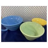 (3) Mixing Bowls with Spout