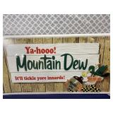 Metal Mountain Dew Sign