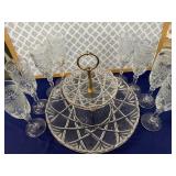 2 Tier Tidbit & 8 Stem Glasses