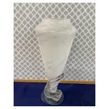 18" Tall Blown Glass Art Vase
