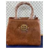 IMAN Brown Purse