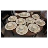 46pc Lenox Gold Trim Dish Set