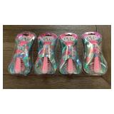 (4) Eve Lady Vogue Trio 3 blade Razor W/ 4