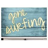16" x 24" Gone Surfing Canvas Art