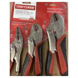 3 Pc Craftsman Locking Pliers