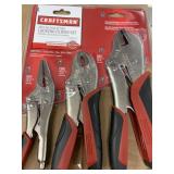 3 Pc Craftsman Locking Pliers