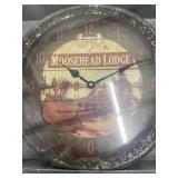 Distressed Vintage Tin Wall Clock