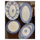 Blue & white playters