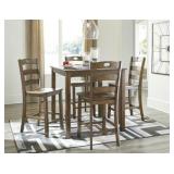 Ashley D419-223 Bar Table & 4 Stools