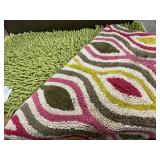 (2) Complimenting Bath/Kitchen Rugs