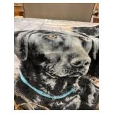 Dog  Design Throw Preowned