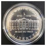 1992-D White House Silver Dollar