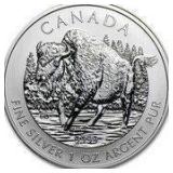 One Ounce - 2013 Canadian Silver Argent Pur Bison