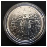 1989-D Congress Silver Dollar