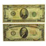 Series 1928 $20+$10 Federal Reserve Notes