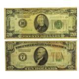 Series 1928 $20+$10 Federal Reserve Notes