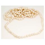 Genuine 6.75 mm - 72" Pearl Necklace