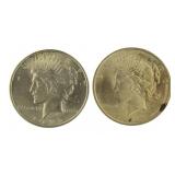 1922 & 23 Peace Silver Dollar